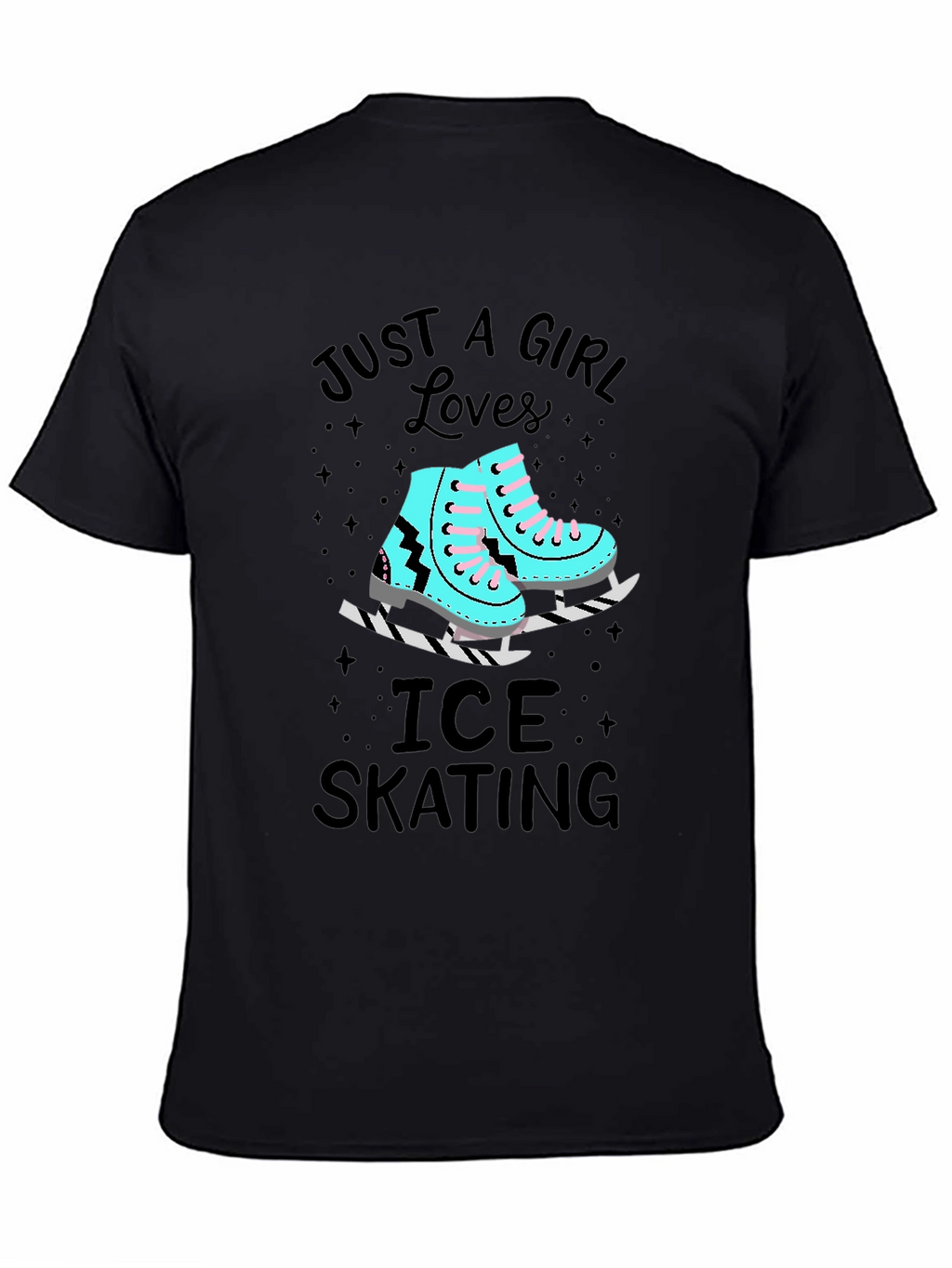 Just a Girl Who Loves Ice Skating T-Shirt