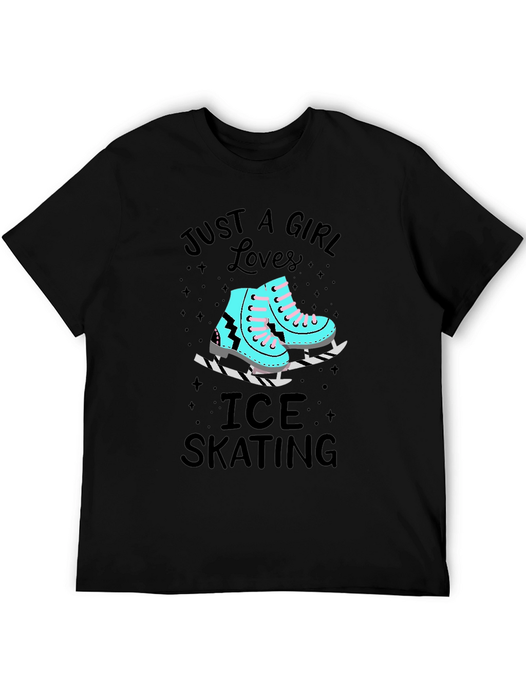 Just a Girl Who Loves Ice Skating T-Shirt