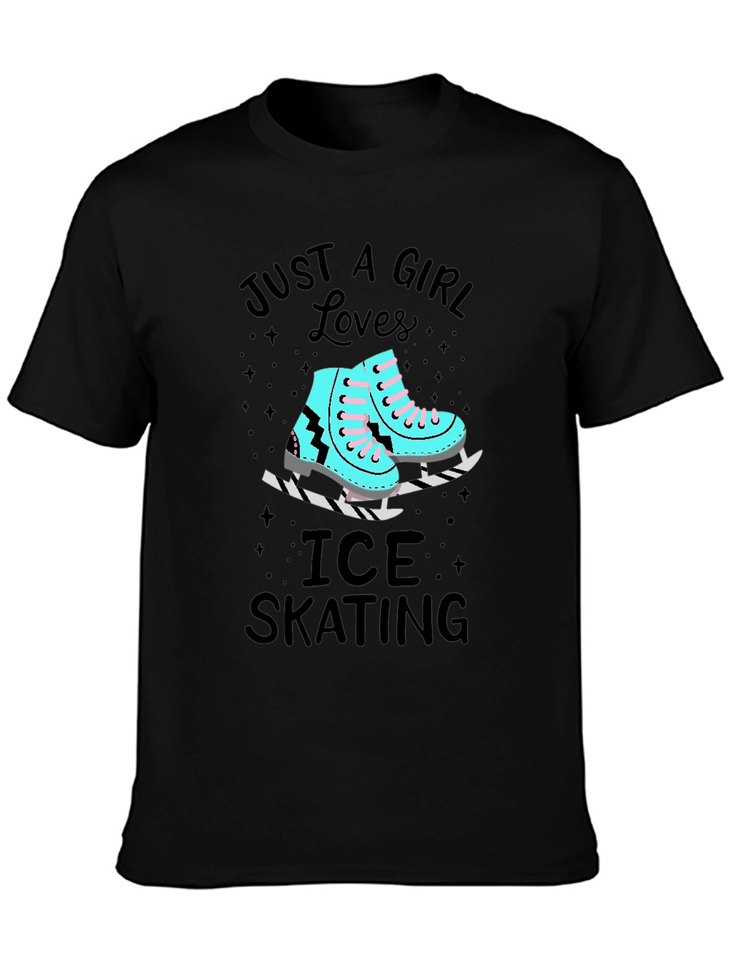 Just a Girl Who Loves Ice Skating T-Shirt