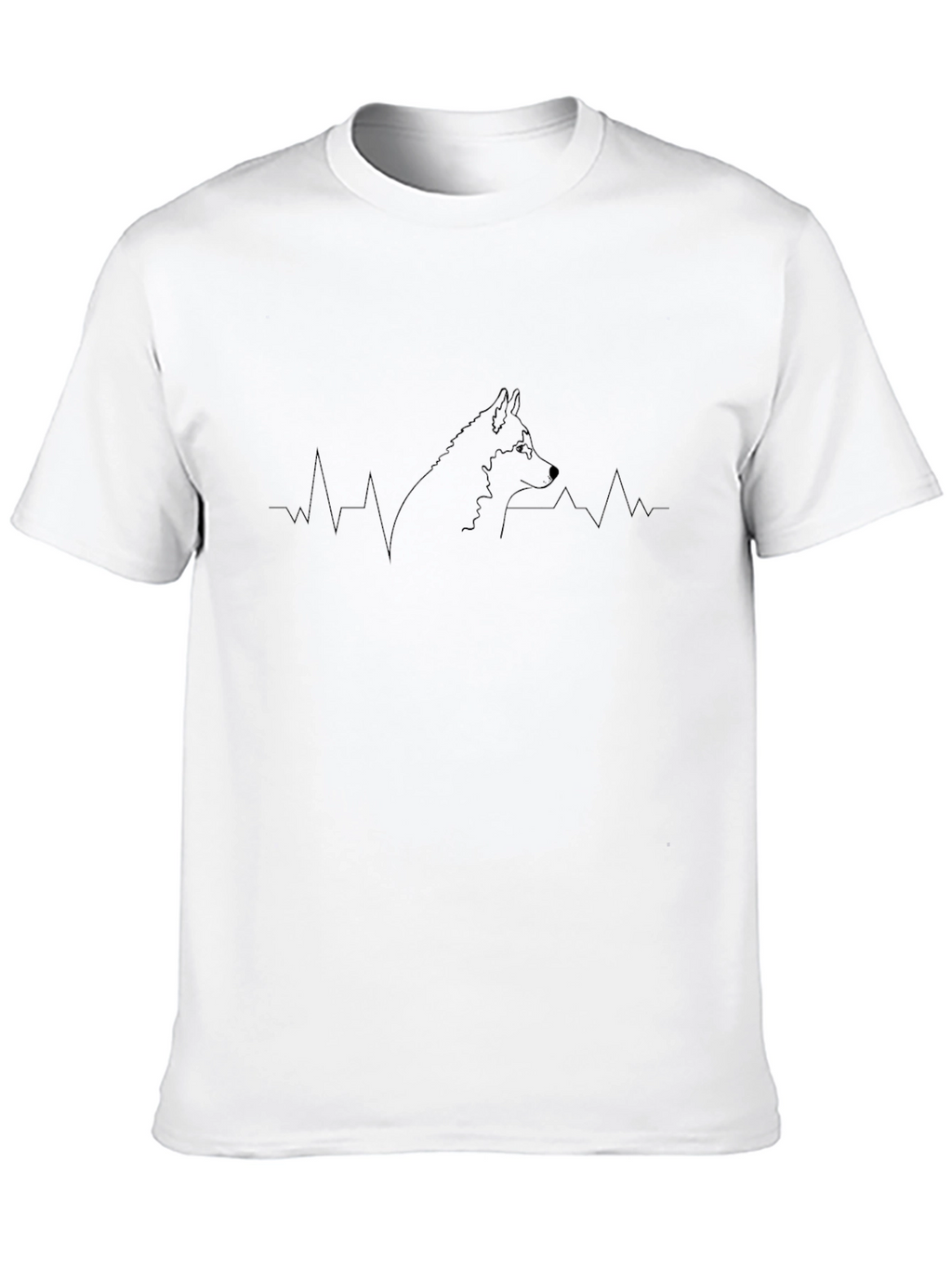 Heartbeat Husky Tee - Black