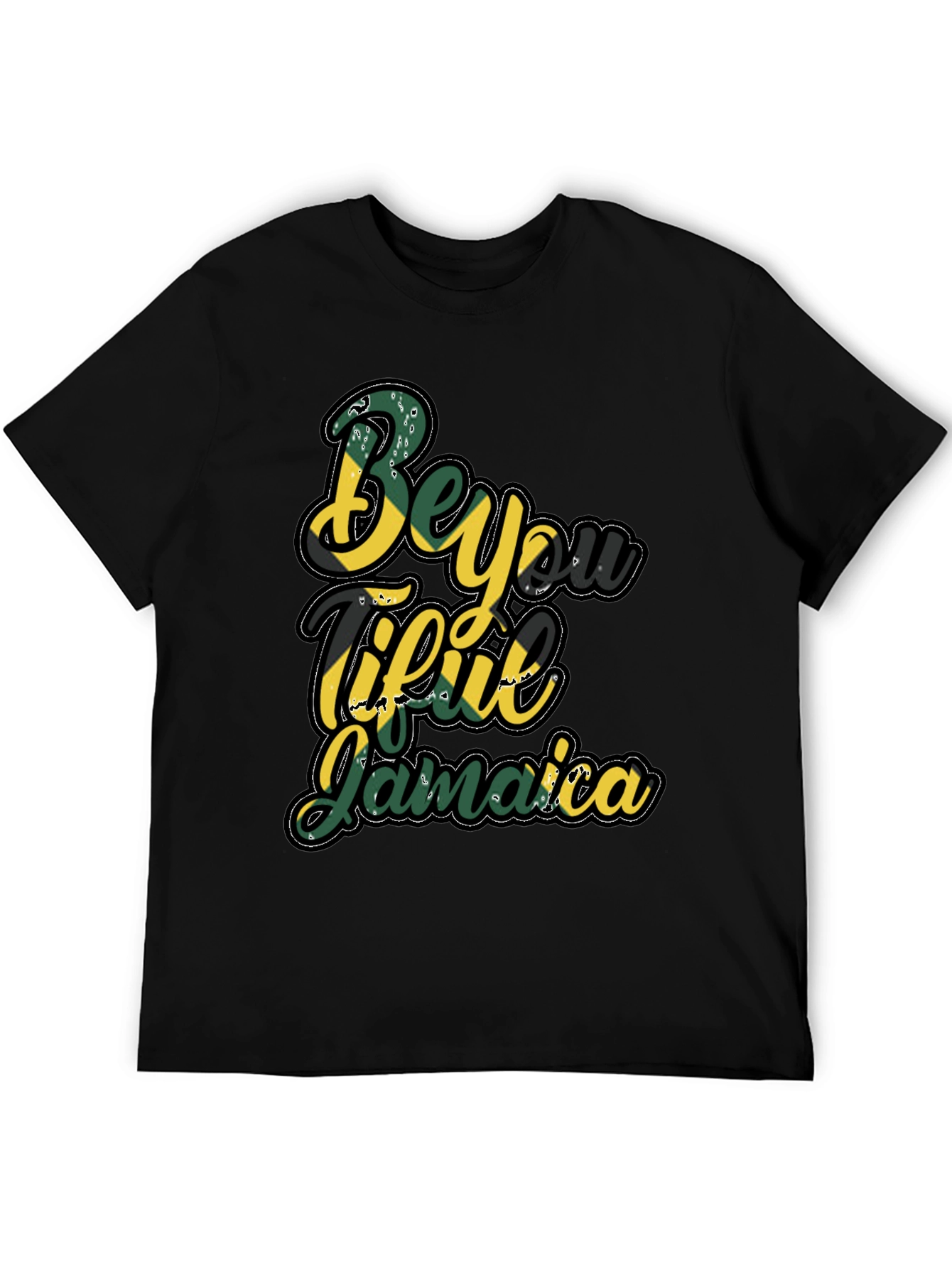 Beyoutiful Jamaica Graphic Tee - Black