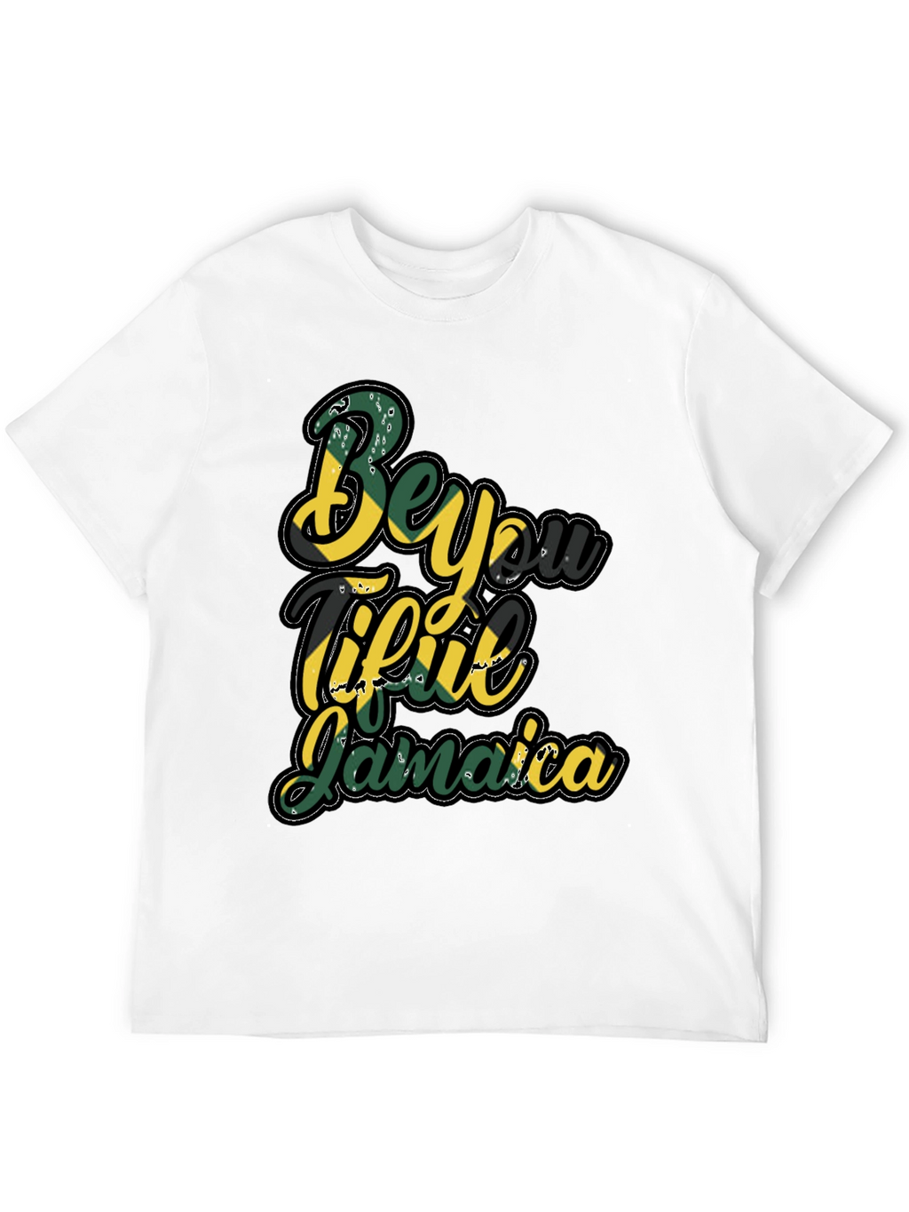 Beyoutiful Jamaica Graphic Tee - Black