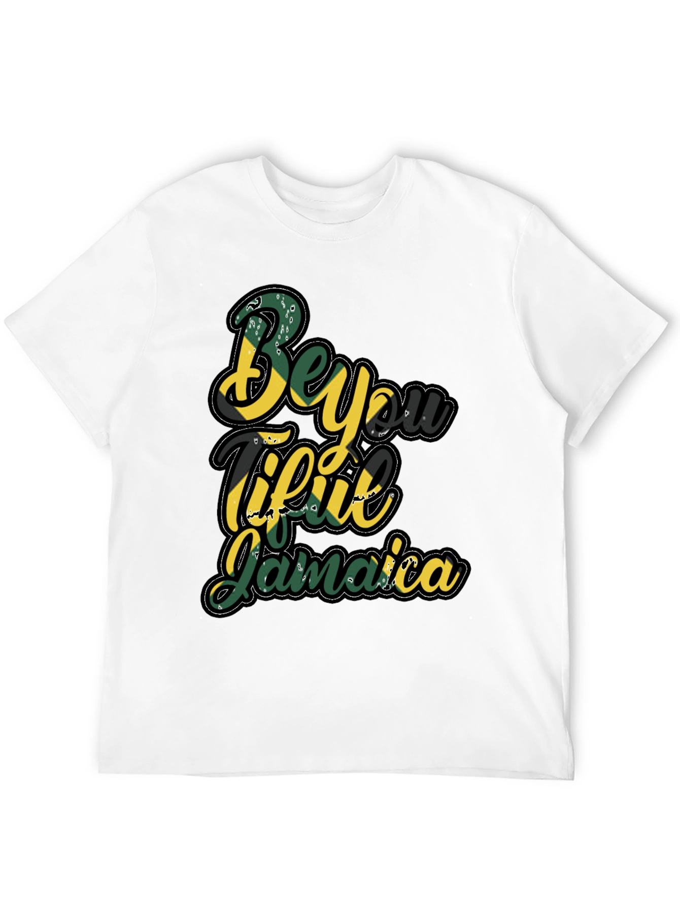 Beyoutiful Jamaica Graphic Tee - Black
