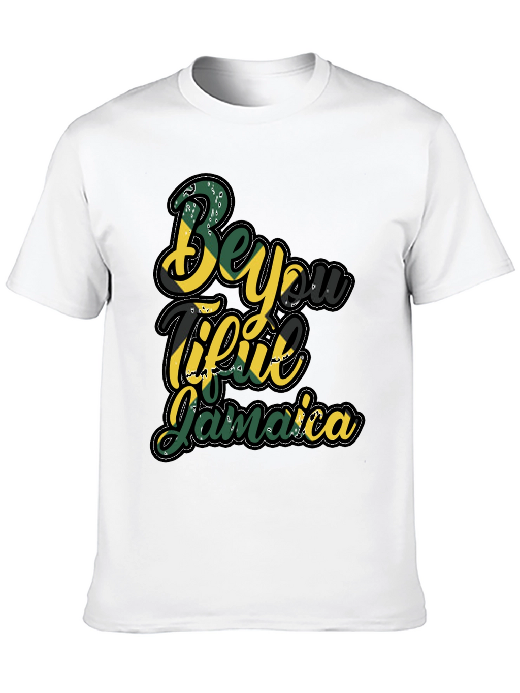 Beyoutiful Jamaica Graphic Tee - Black