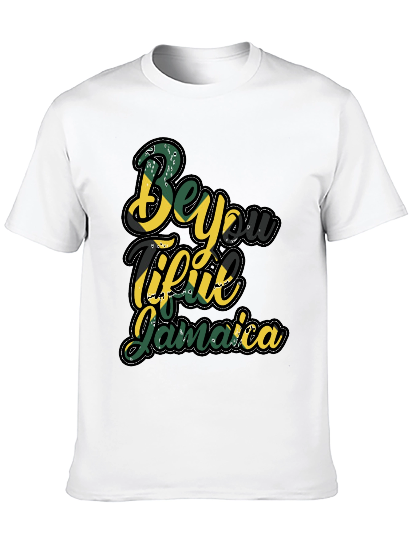 Beyoutiful Jamaica Graphic Tee - Black