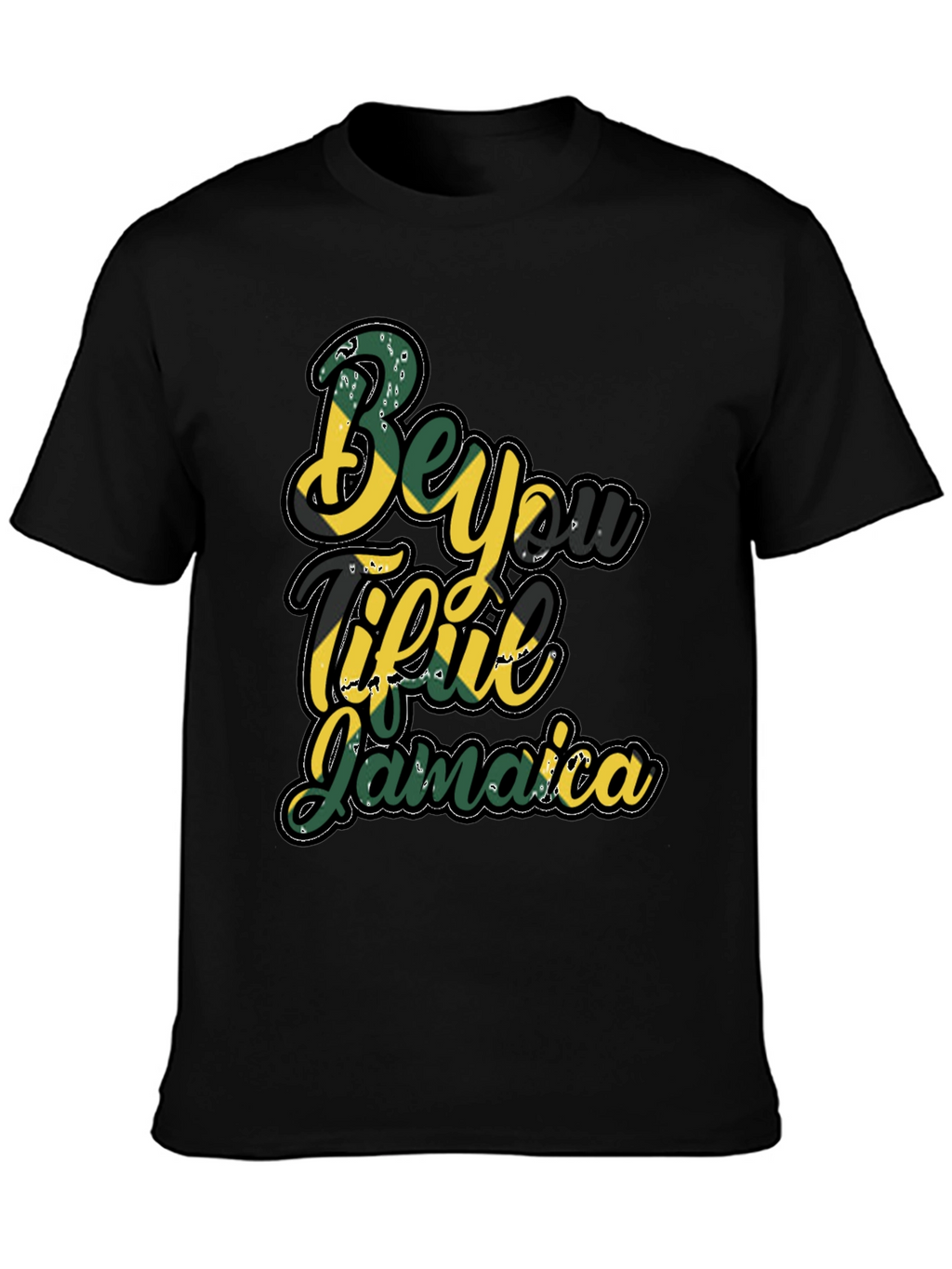 Beyoutiful Jamaica Graphic Tee - Black