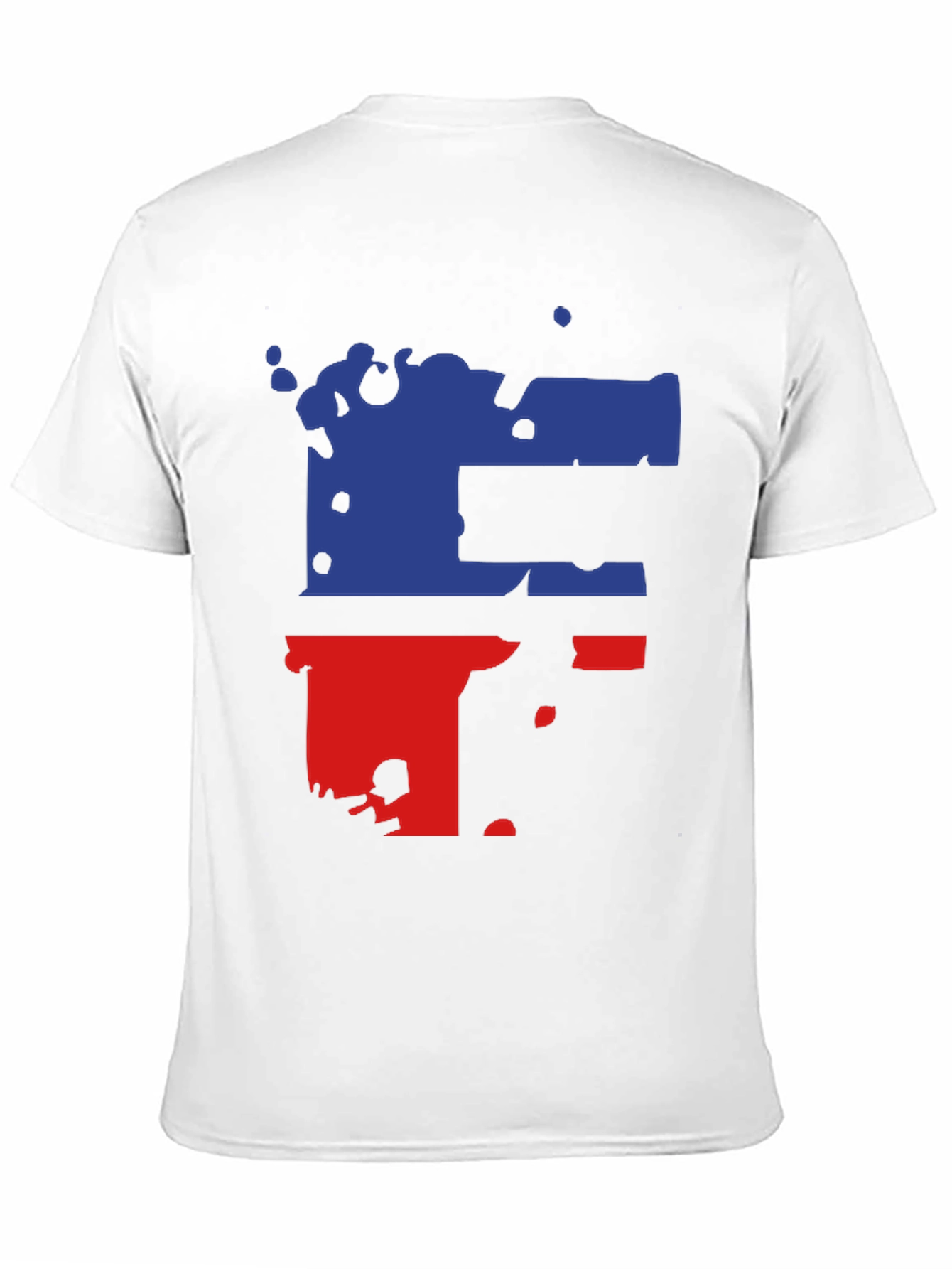 Abstract Color Block Graphic Tee