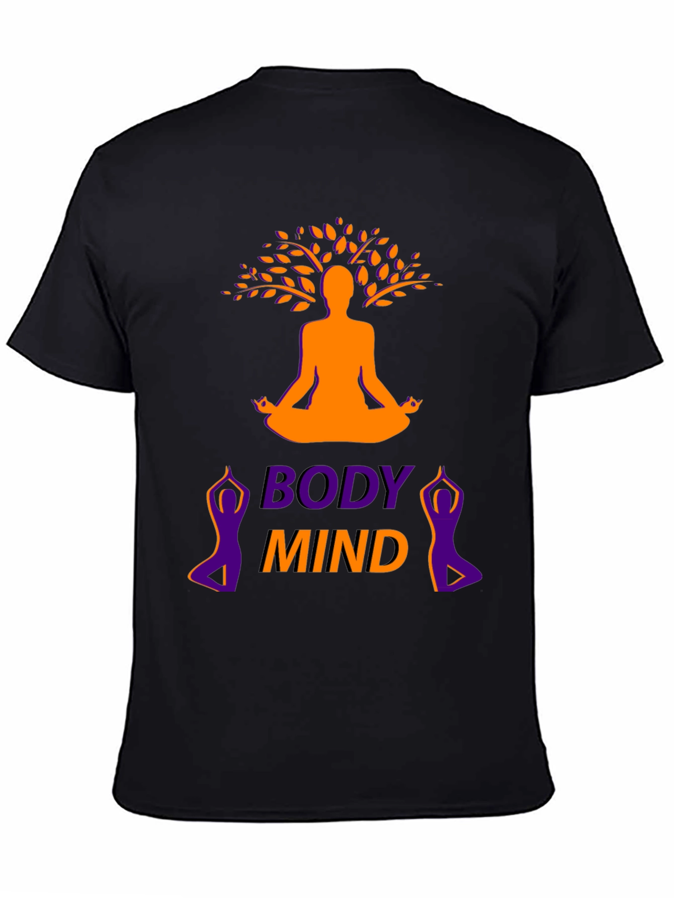 Body Mind Yoga Graphic T-Shirt