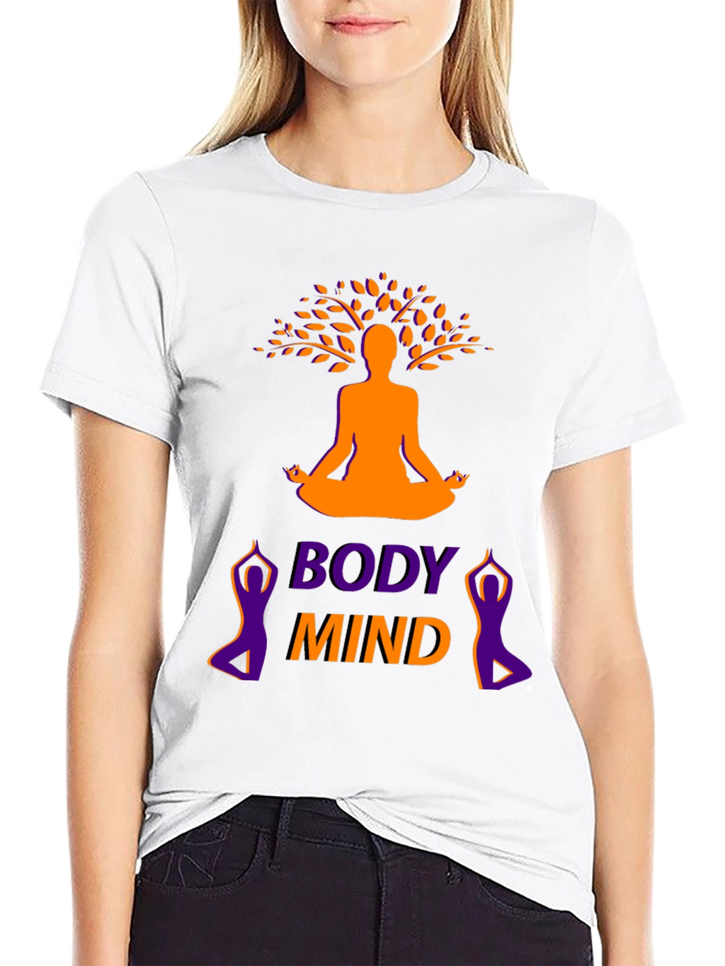 Body Mind Yoga Graphic T-Shirt
