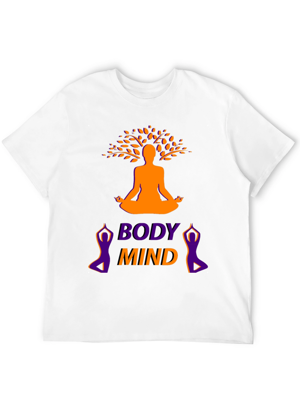 Body Mind Yoga Graphic T-Shirt