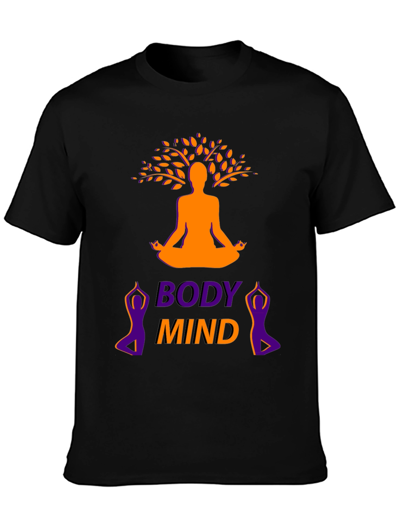 Body Mind Yoga Graphic T-Shirt