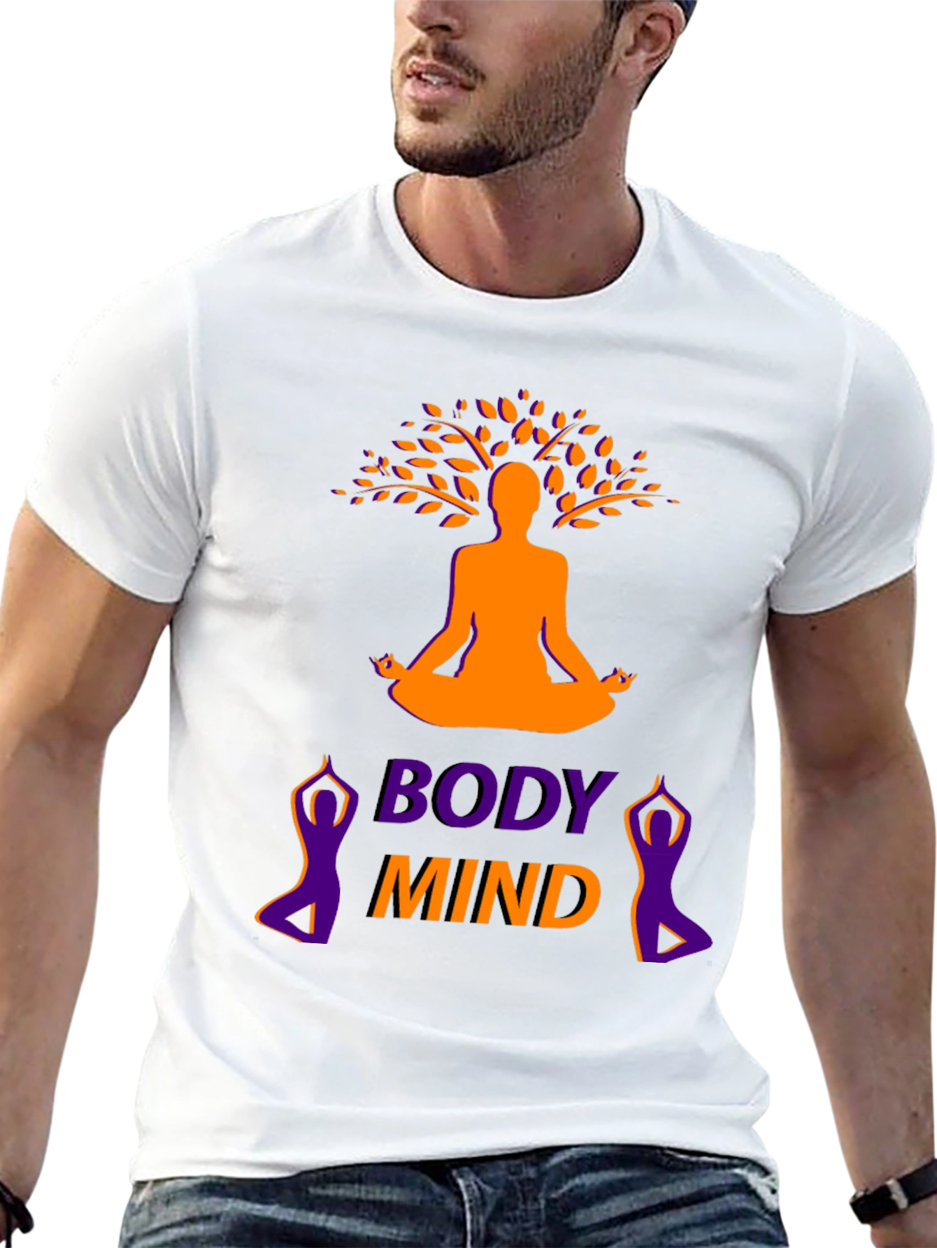 Body Mind Yoga Graphic T-Shirt