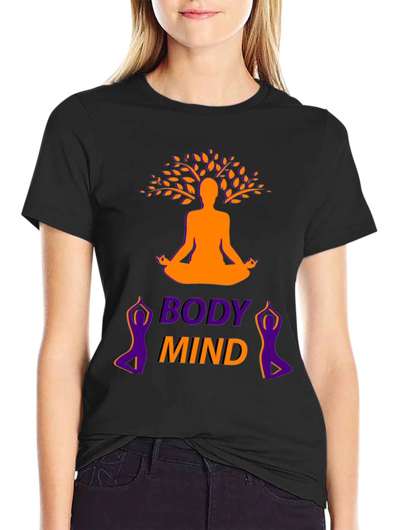 Body Mind Yoga Graphic T-Shirt