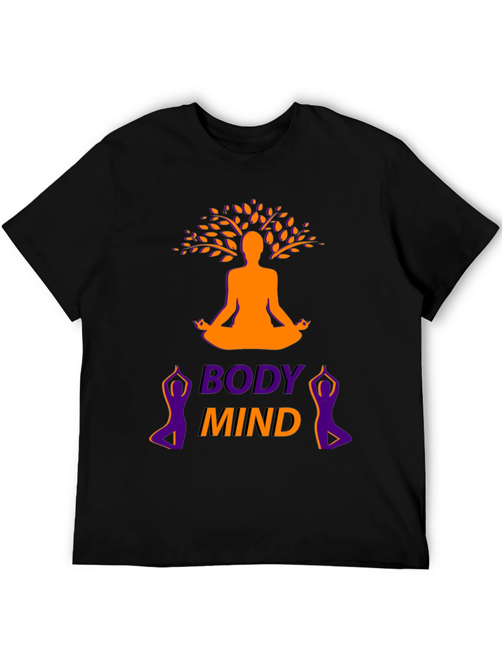Body Mind Yoga Graphic T-Shirt
