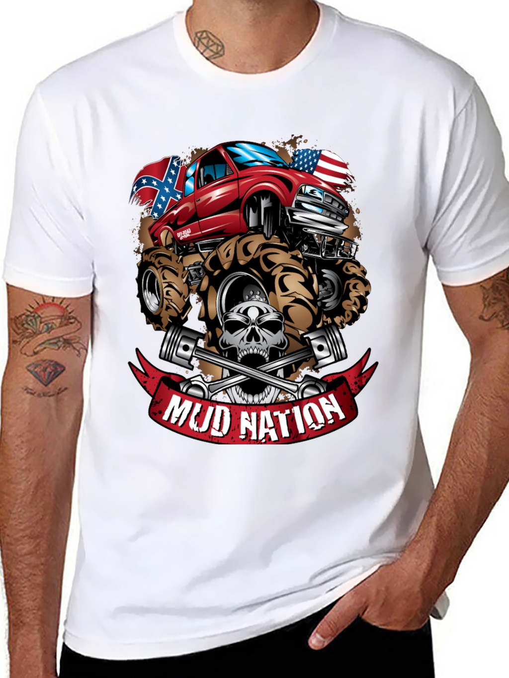Mud Nation Monster Truck T-Shirt