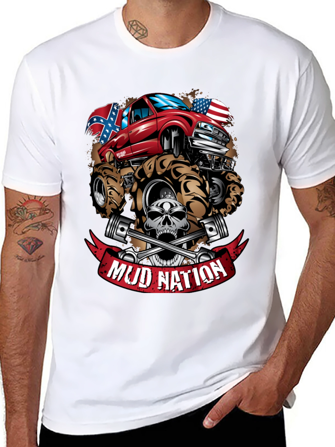 Mud Nation Monster Truck T-Shirt