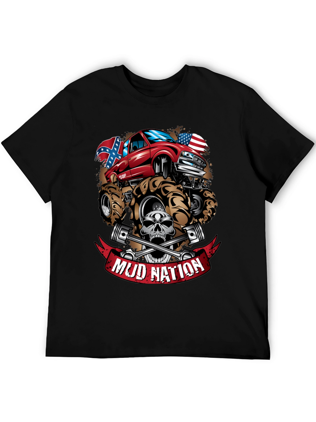 Mud Nation Monster Truck T-Shirt