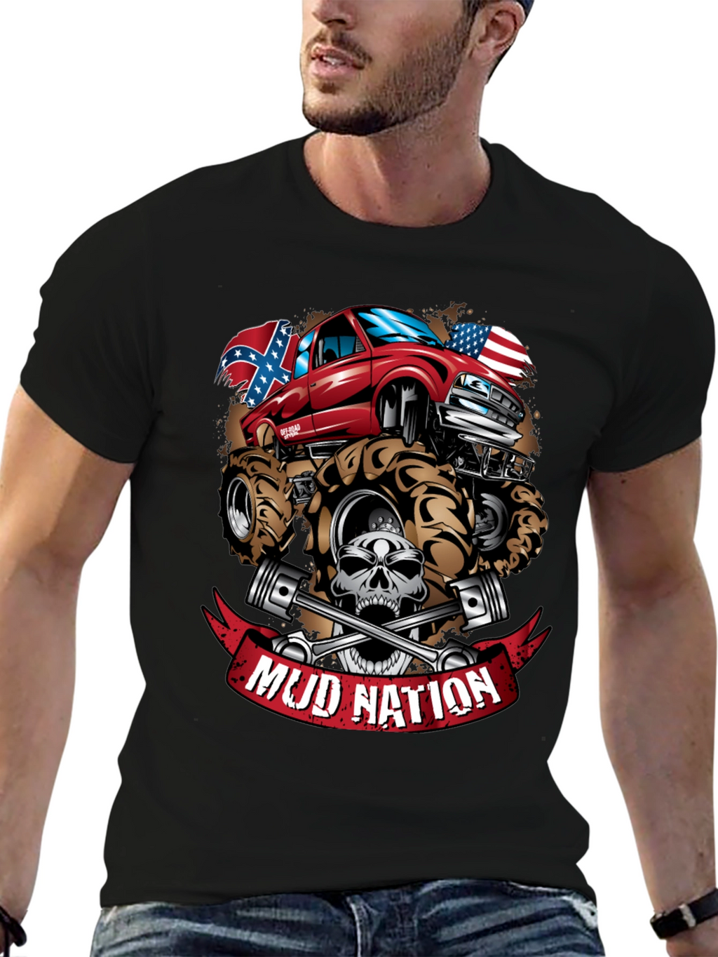 Mud Nation Monster Truck T-Shirt