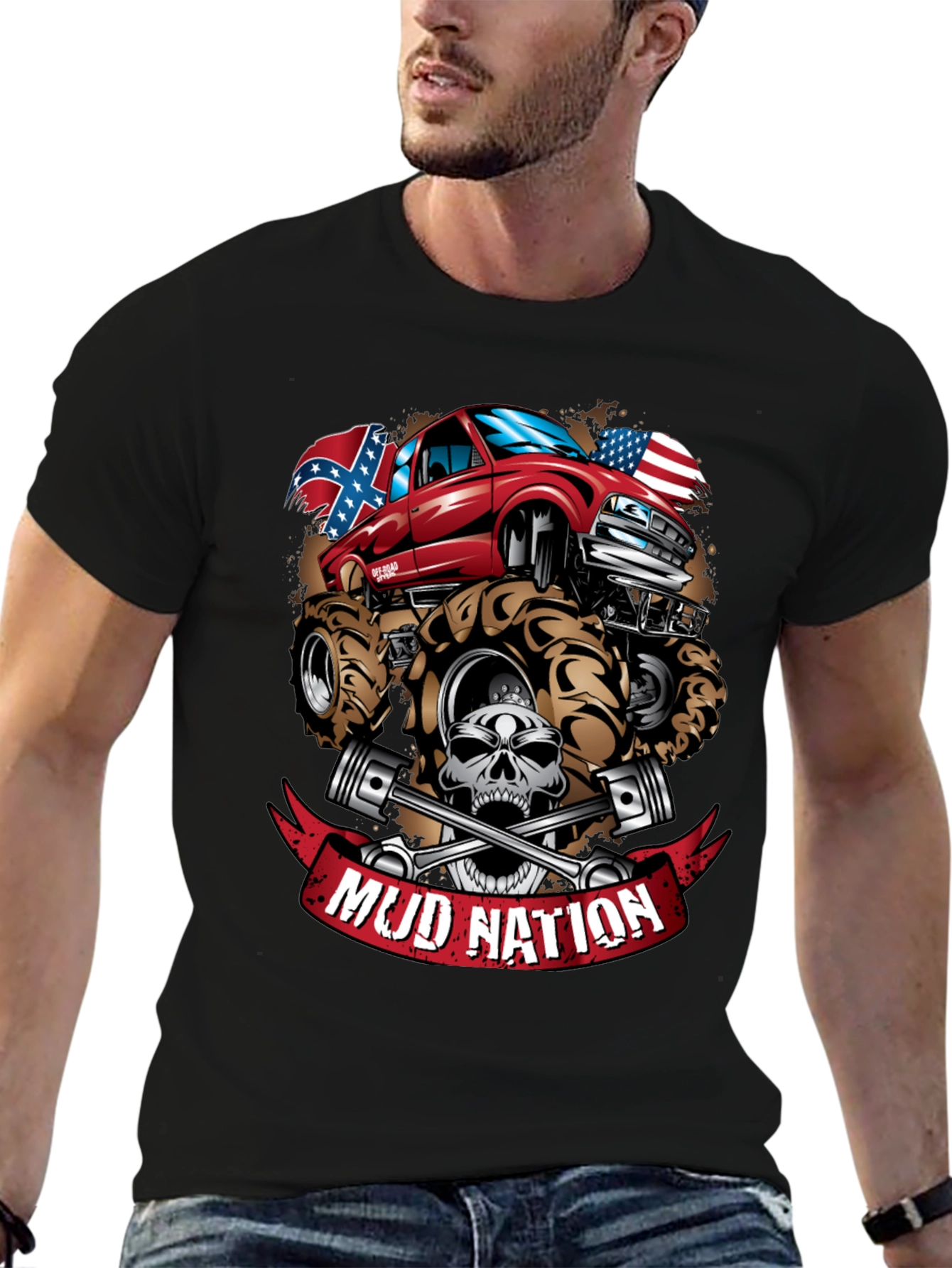 Mud Nation Monster Truck T-Shirt