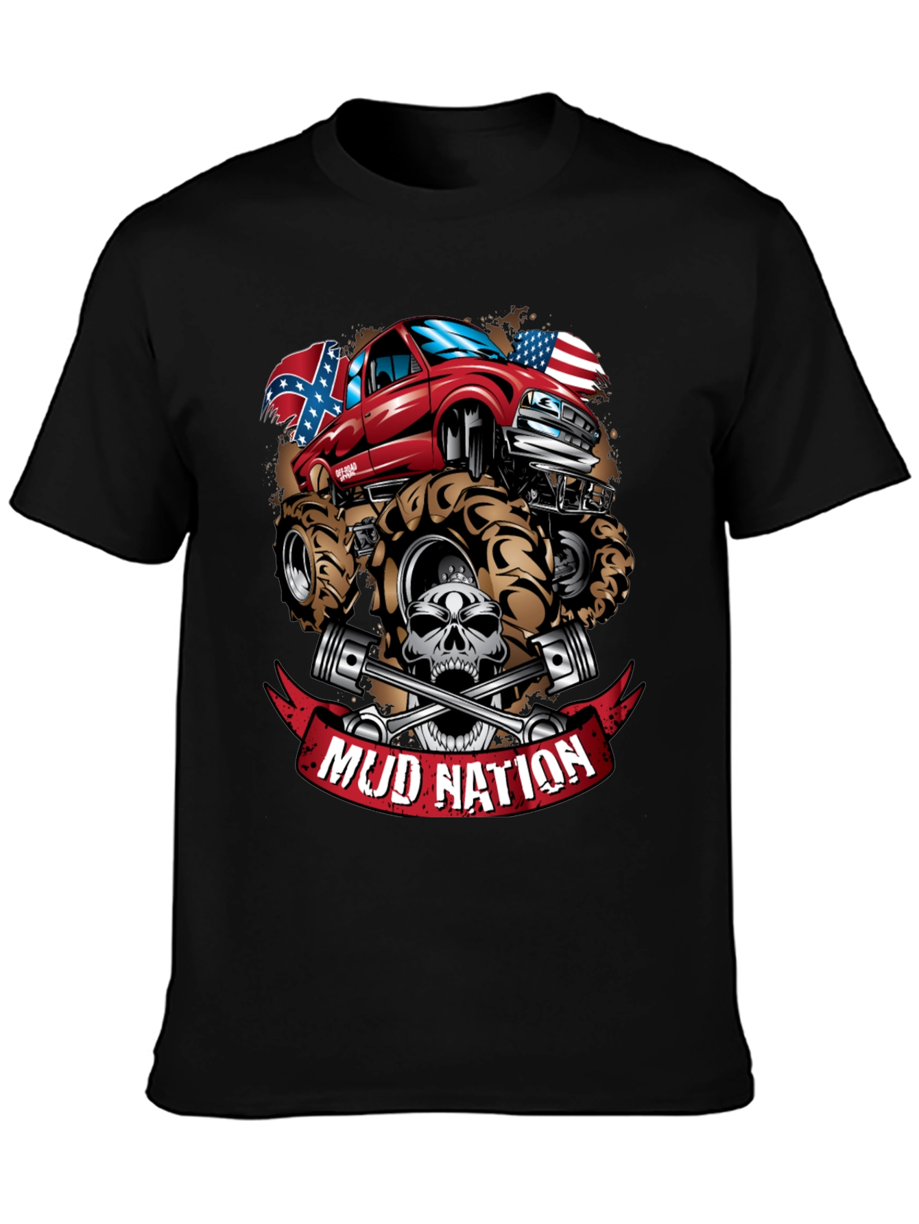 Mud Nation Monster Truck T-Shirt