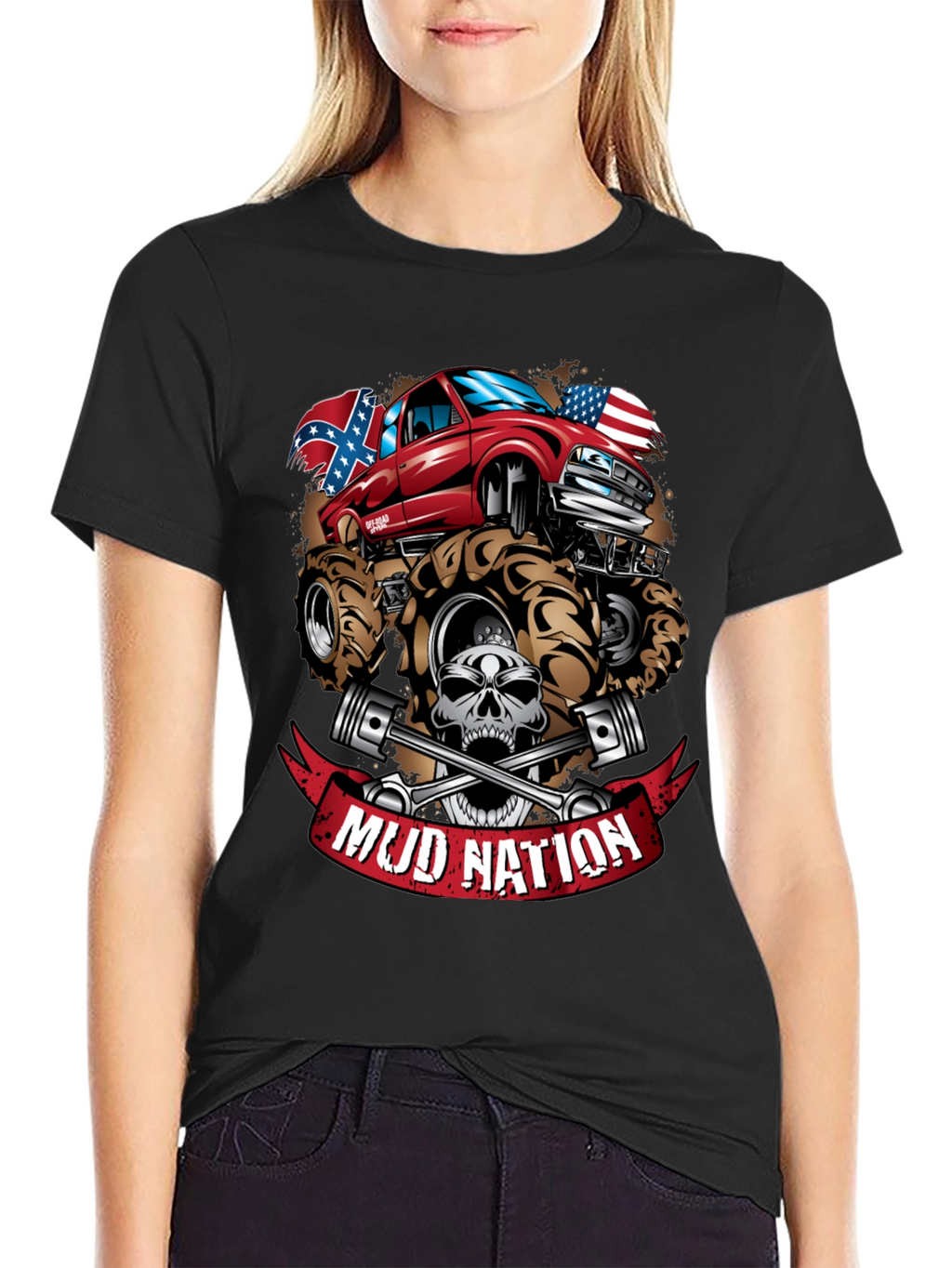 Mud Nation Monster Truck T-Shirt