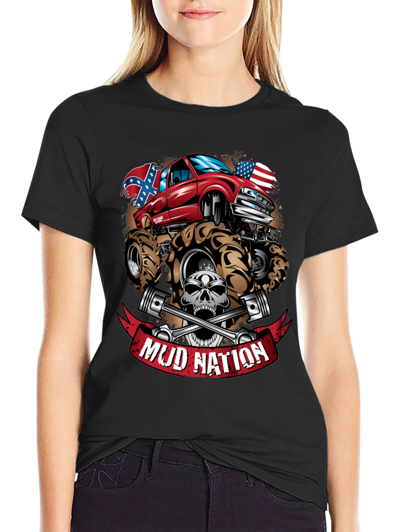 Mud Nation Monster Truck T-Shirt