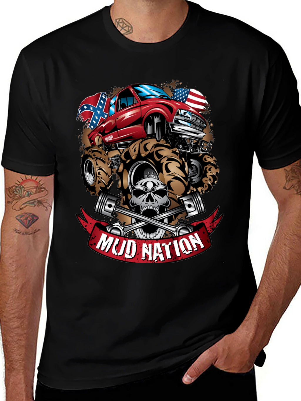 Mud Nation Monster Truck T-Shirt