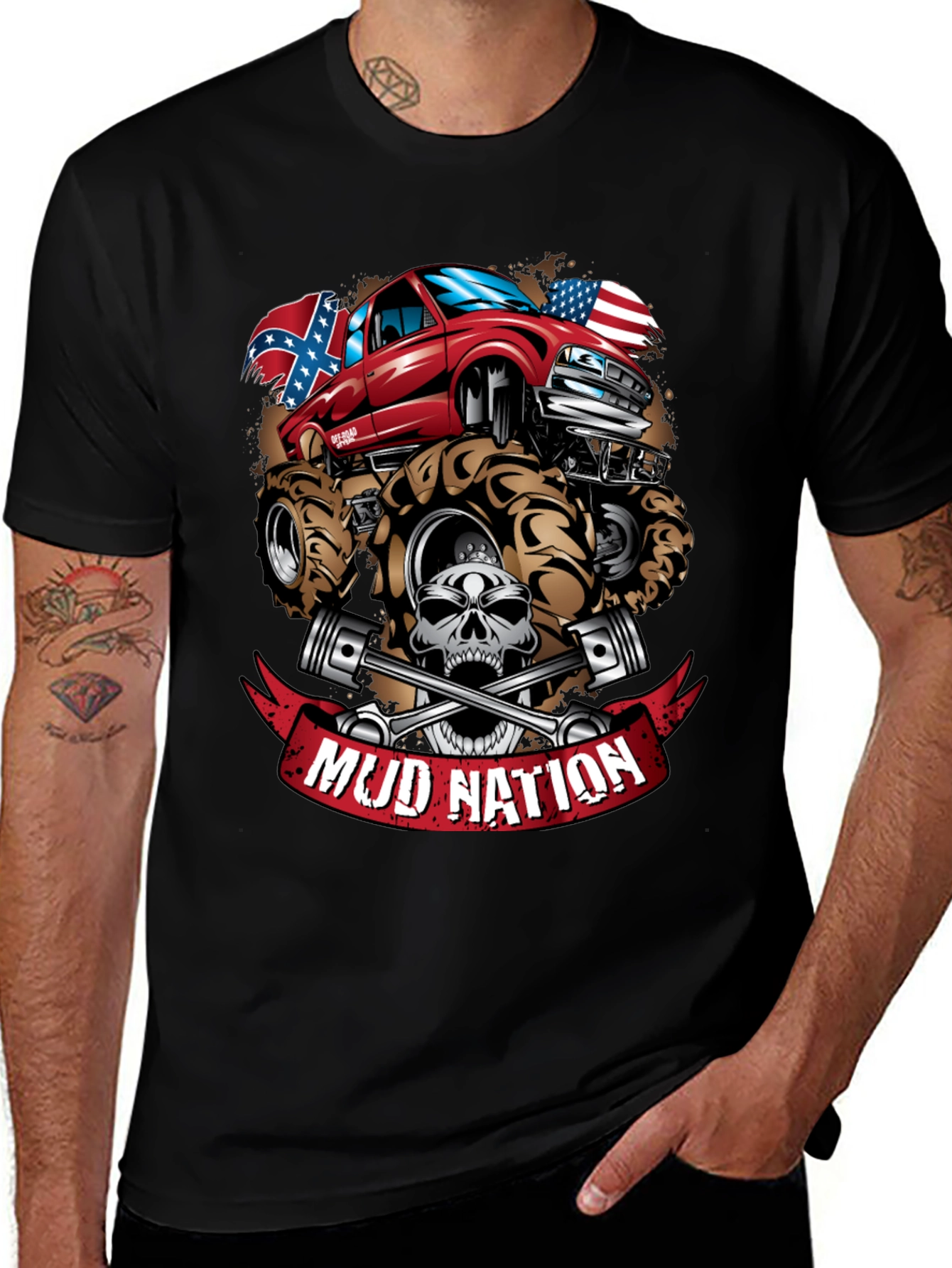 Mud Nation Monster Truck T-Shirt