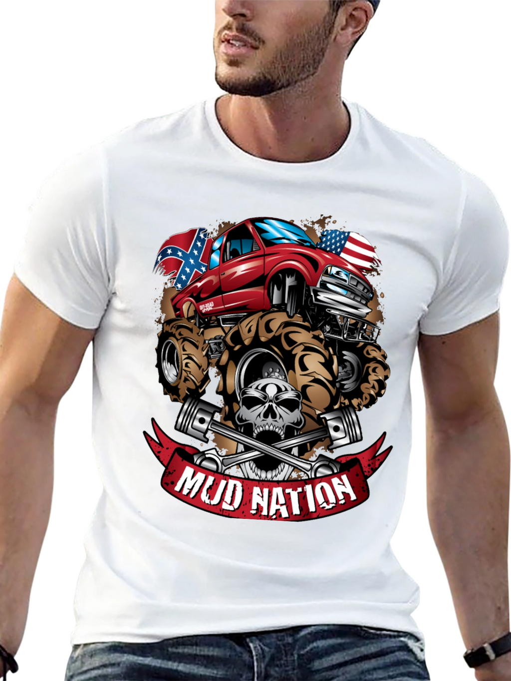 Mud Nation Monster Truck T-Shirt