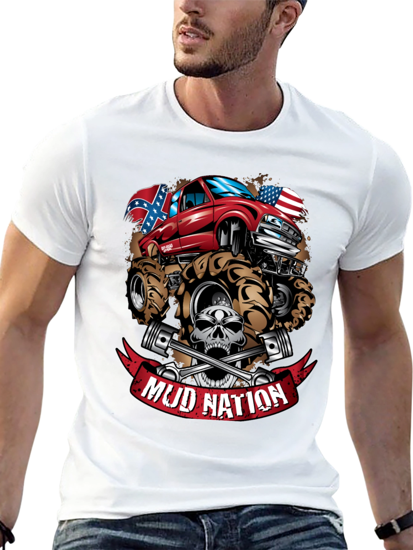 Mud Nation Monster Truck T-Shirt