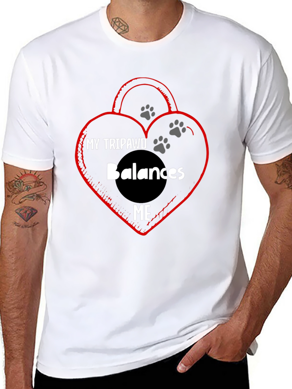 My Tripawd Balances Me T-Shirt