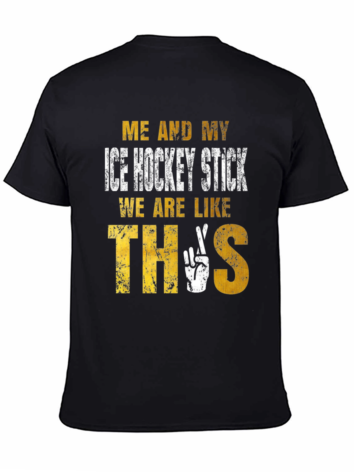 Ice Hockey Stick T-Shirt - Me and My Stick Are Like This