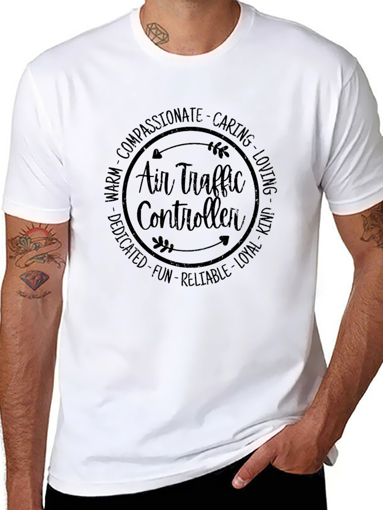 Air Traffic Controller Qualities Graphic T-Shirt