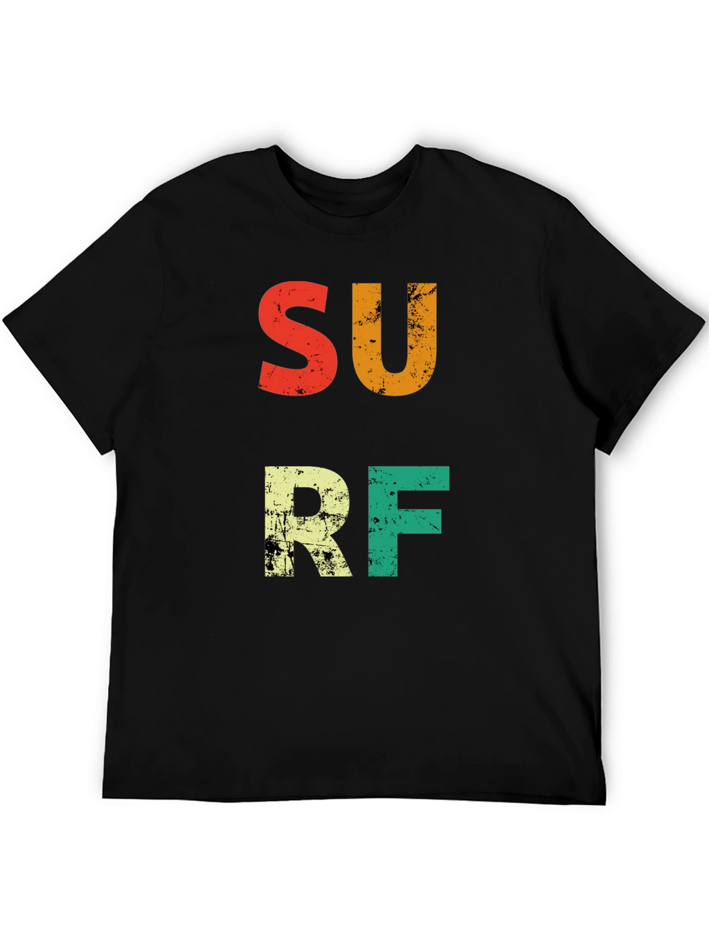 Retro Surf Graphic Tee - Black