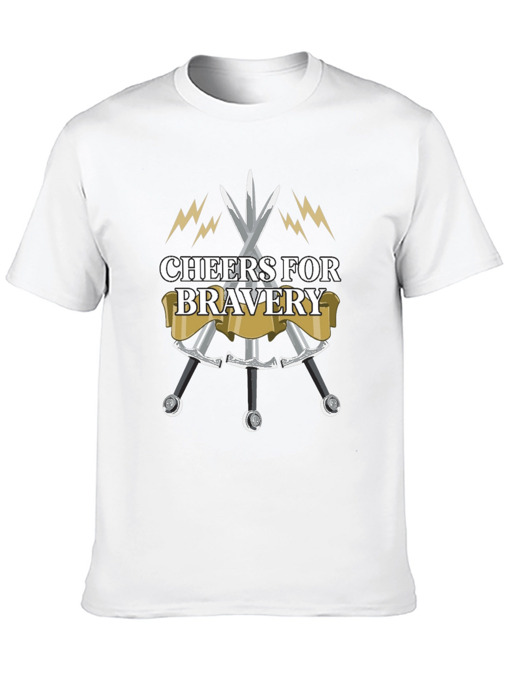 Cheers For Bravery Graphic Tee