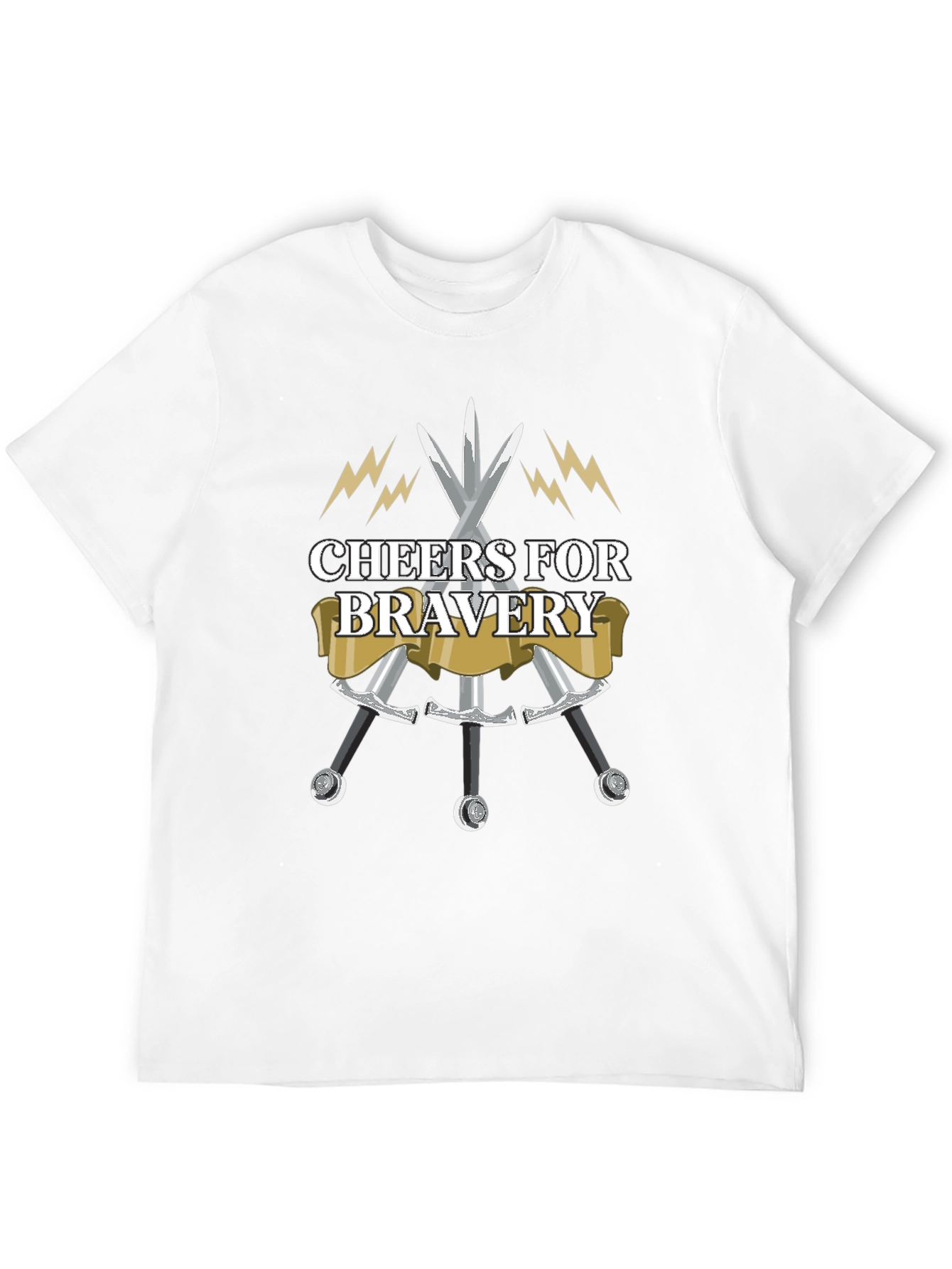 Cheers For Bravery Graphic Tee