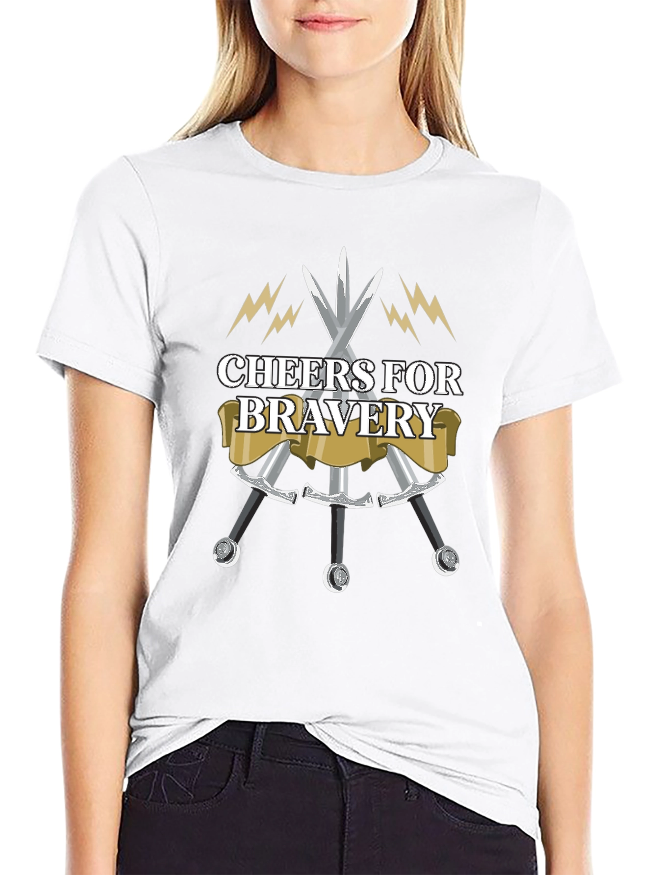 Cheers For Bravery Graphic Tee