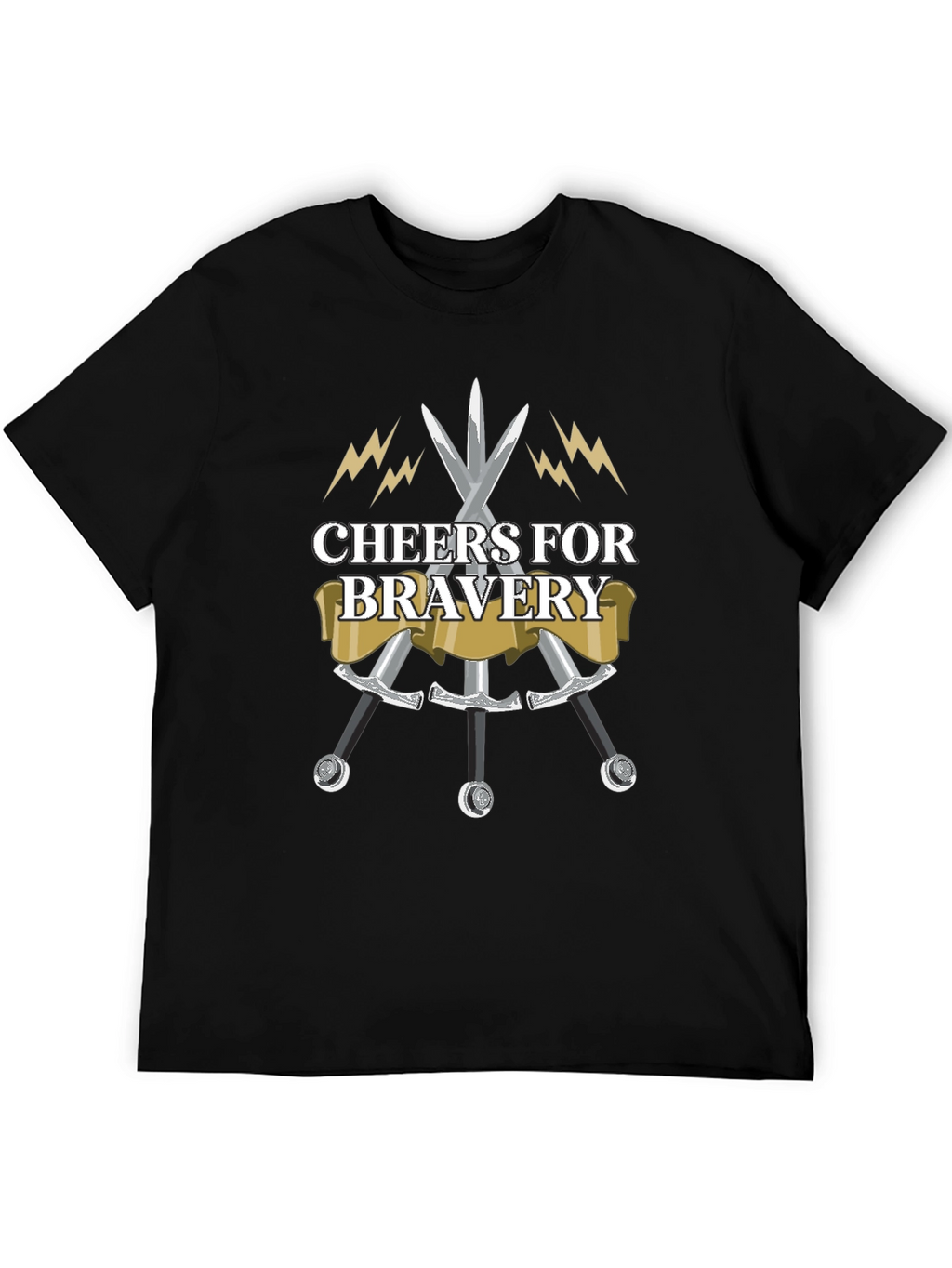 Cheers For Bravery Graphic Tee
