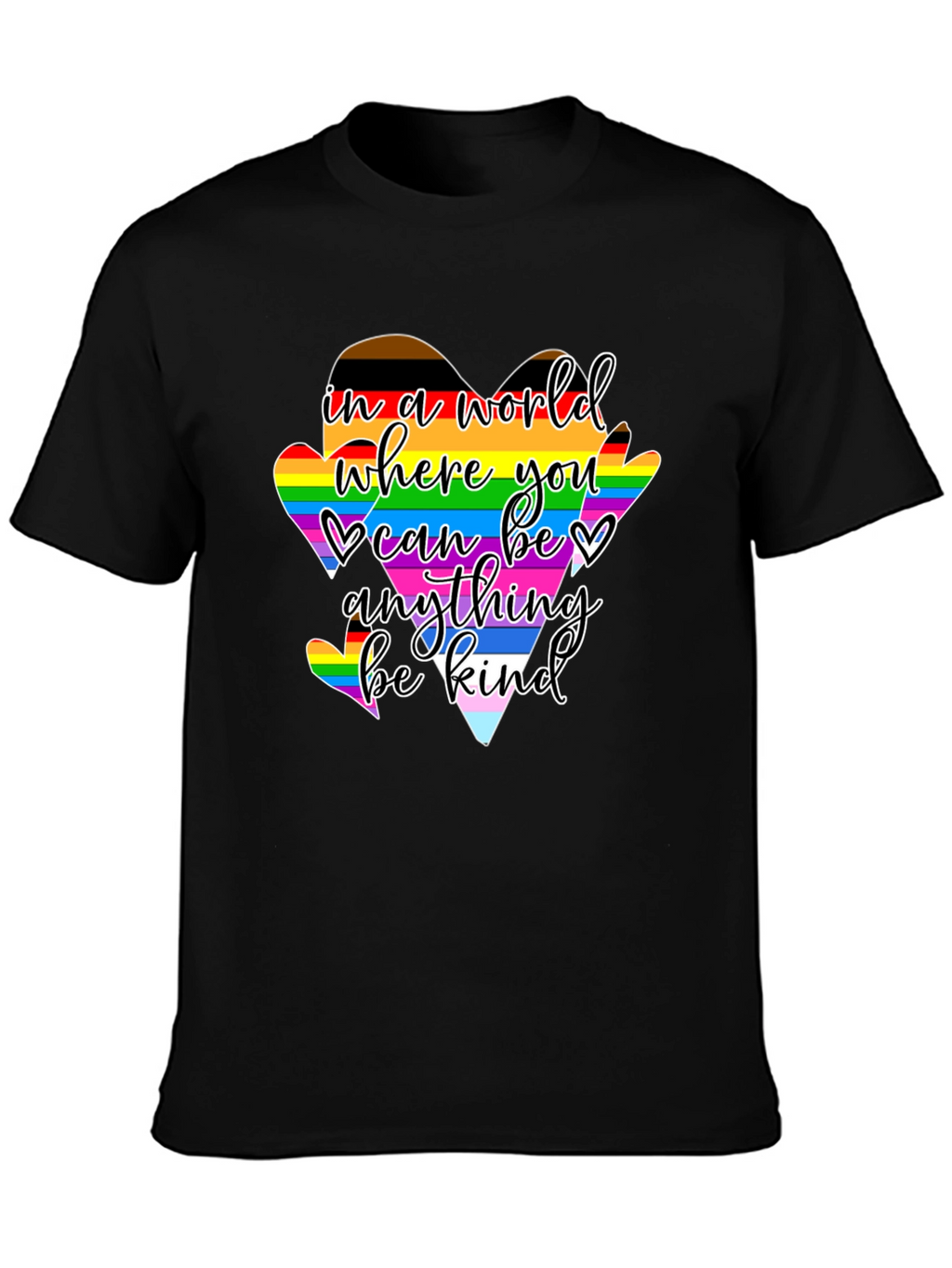 Kindness LGBTQ+ Heart Pride T-Shirt