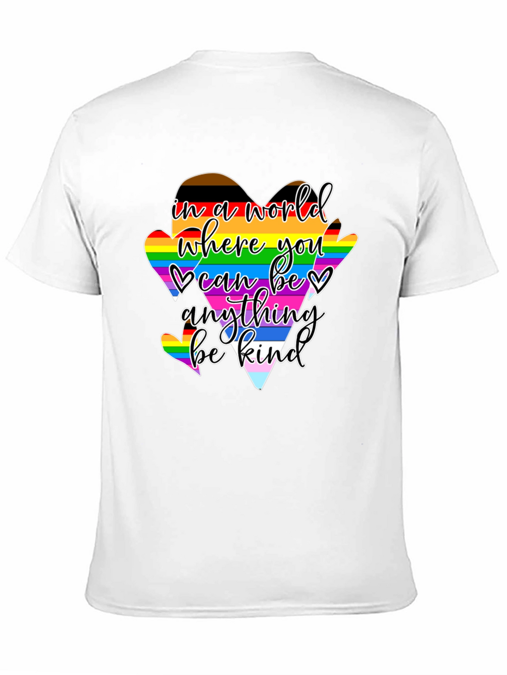 Kindness LGBTQ+ Heart Pride T-Shirt
