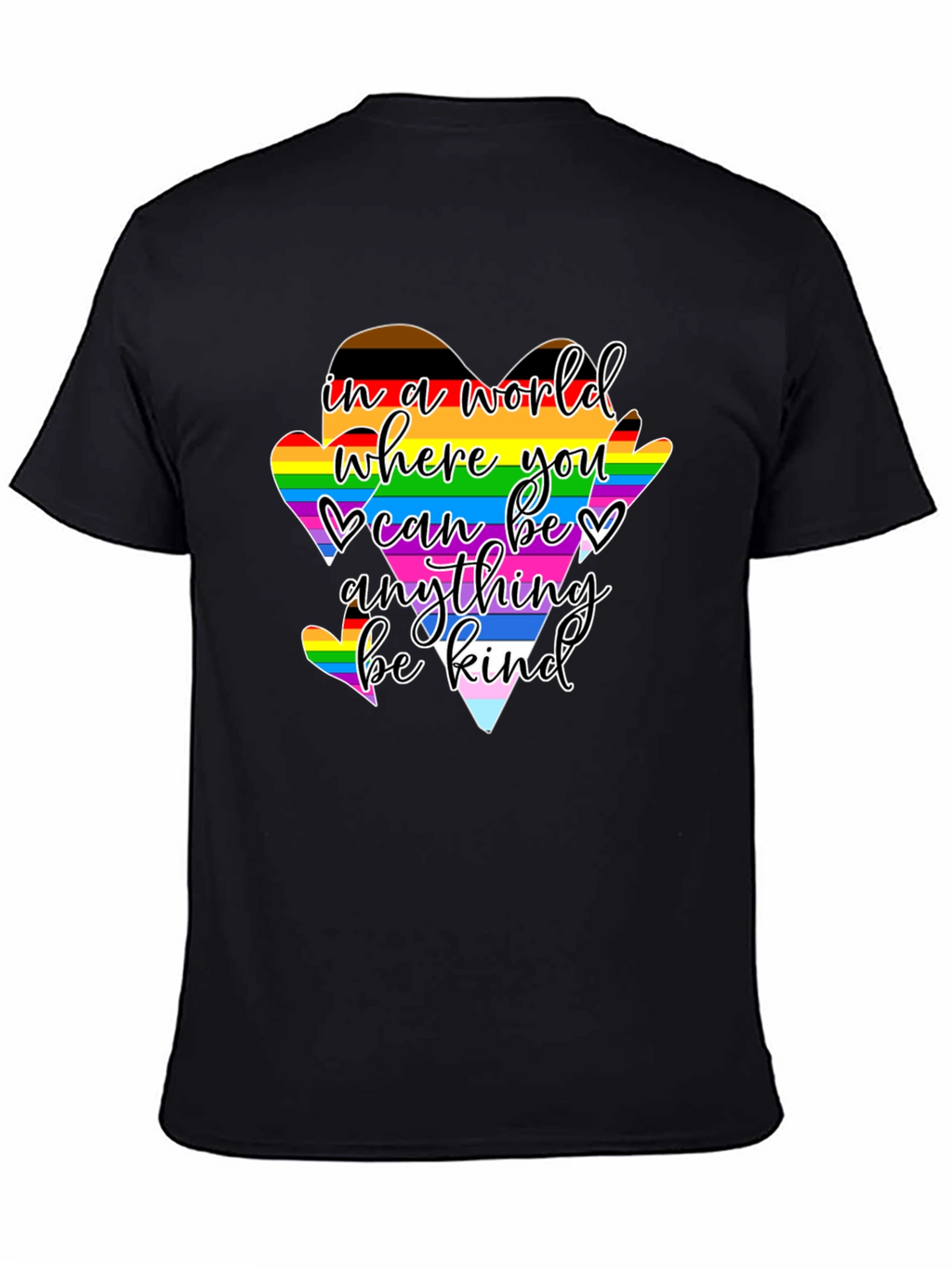 Kindness LGBTQ+ Heart Pride T-Shirt