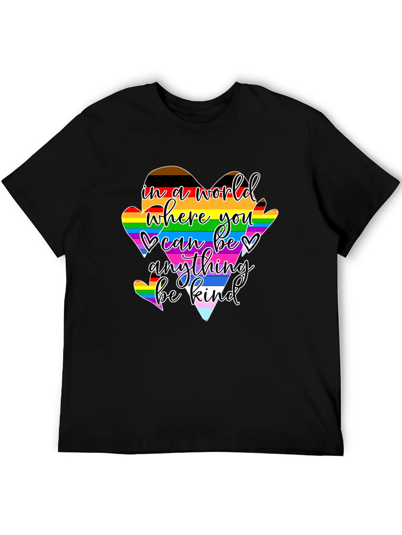 Kindness LGBTQ+ Heart Pride T-Shirt