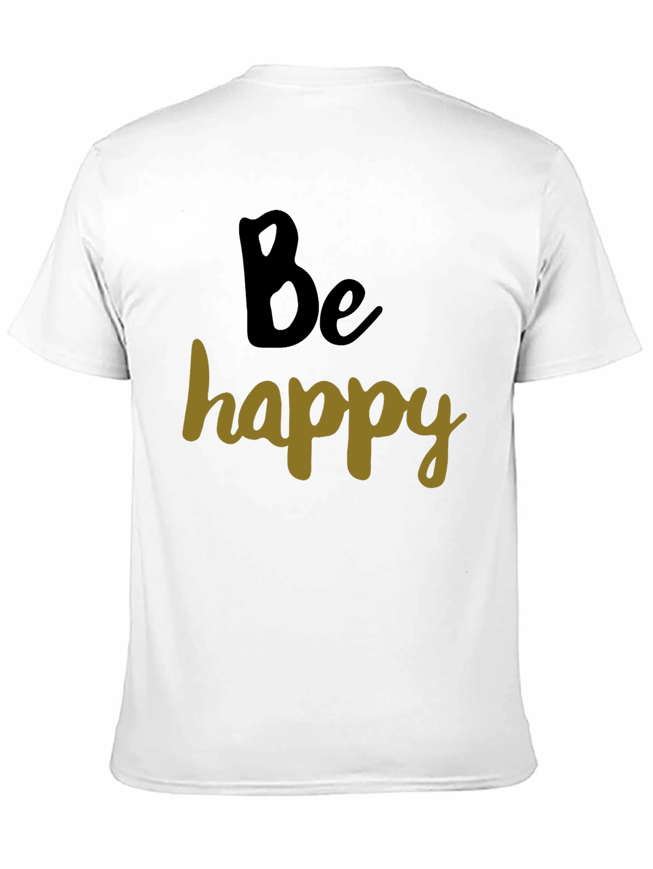 Be Happy Graphic Tee - Casual Comfort