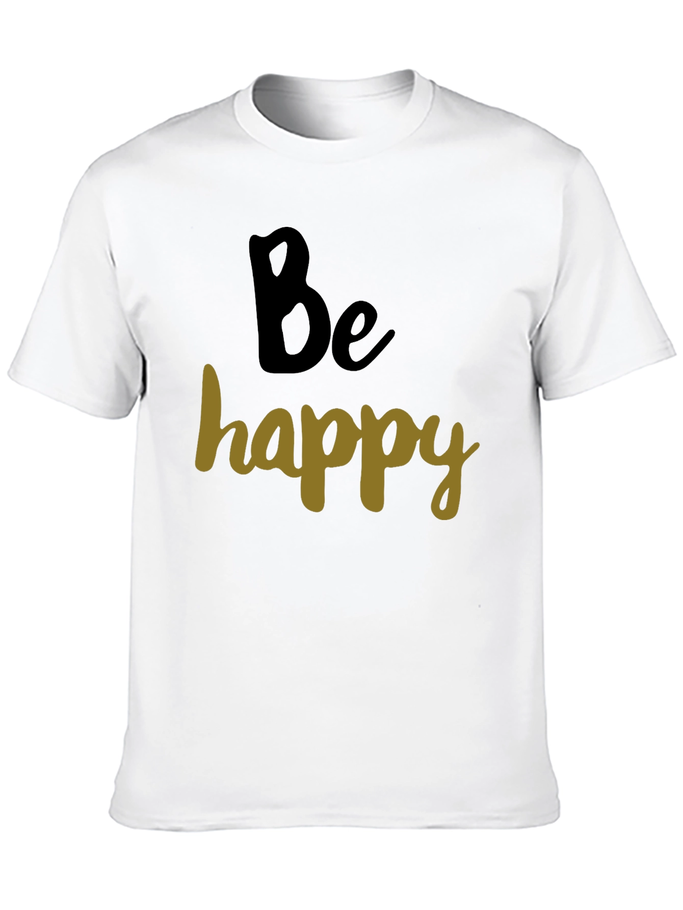 Be Happy Graphic Tee - Casual Comfort