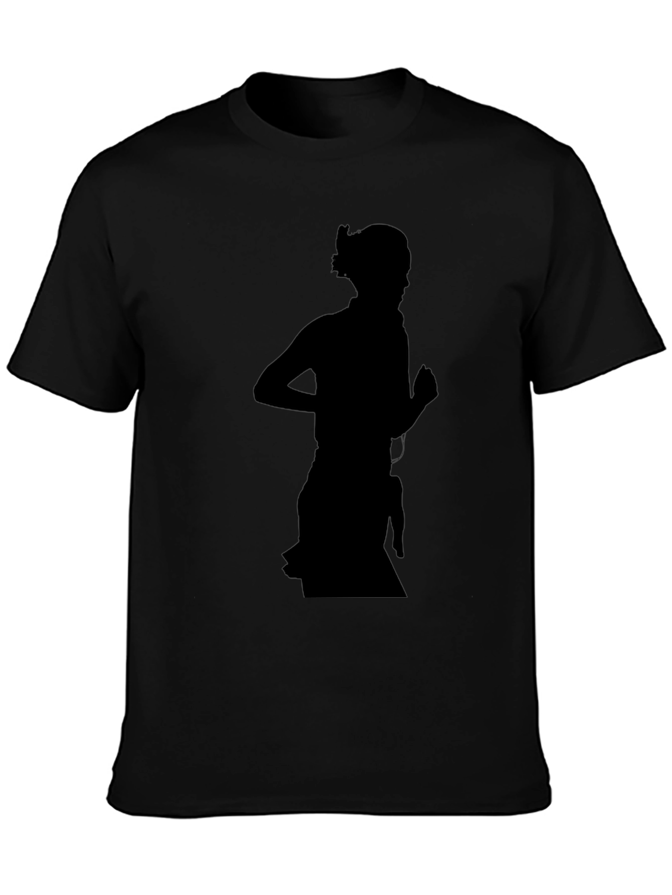 Silhouette Graphic Tee - Cool Black Shirt