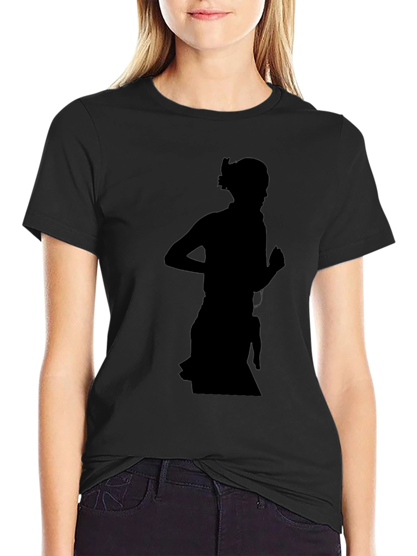 Silhouette Graphic Tee - Cool Black Shirt