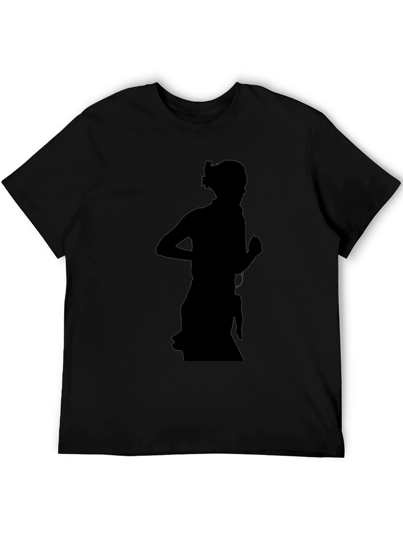 Silhouette Graphic Tee - Cool Black Shirt