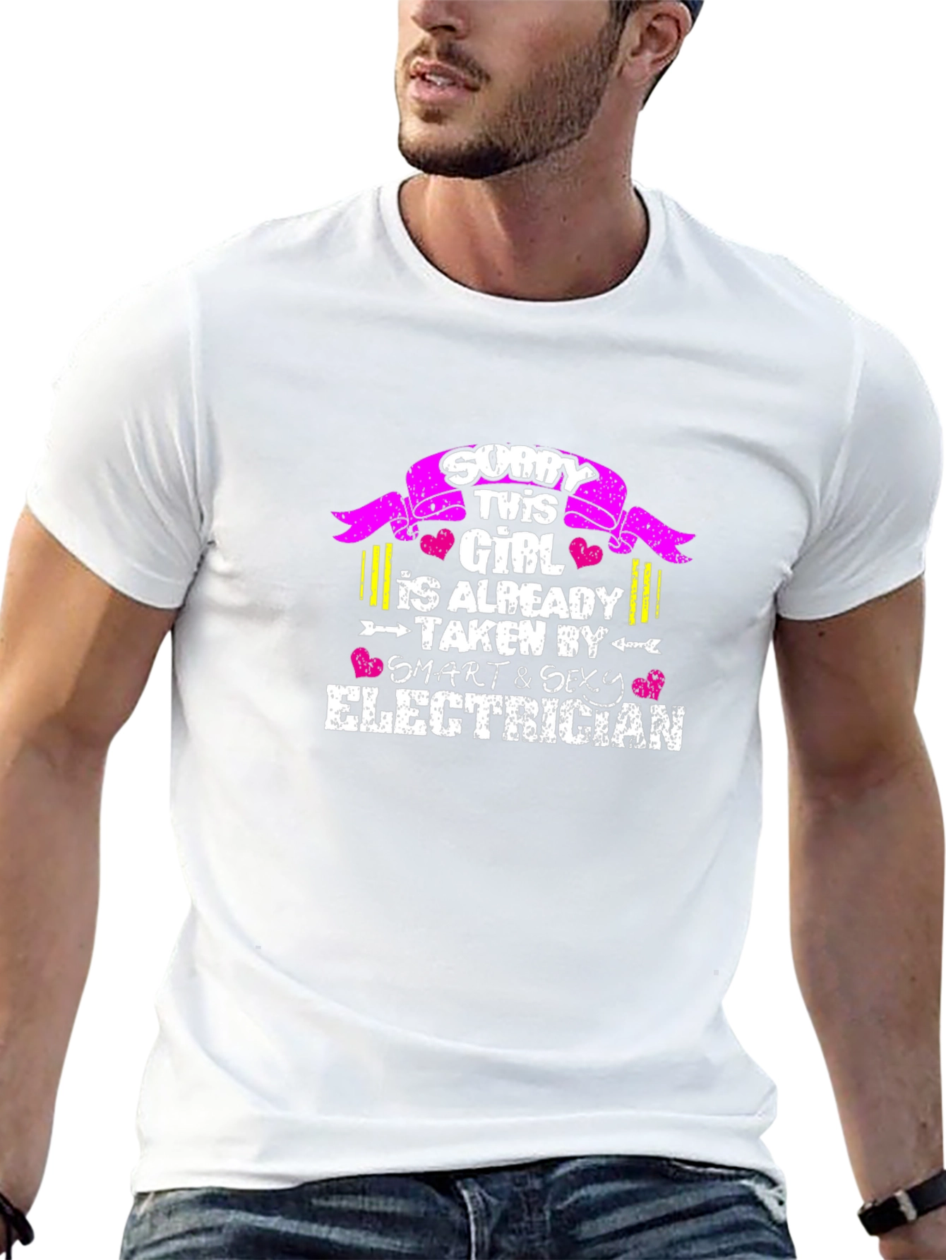 Sorry This Girl Is Taken By An Electrician Graphic Tee