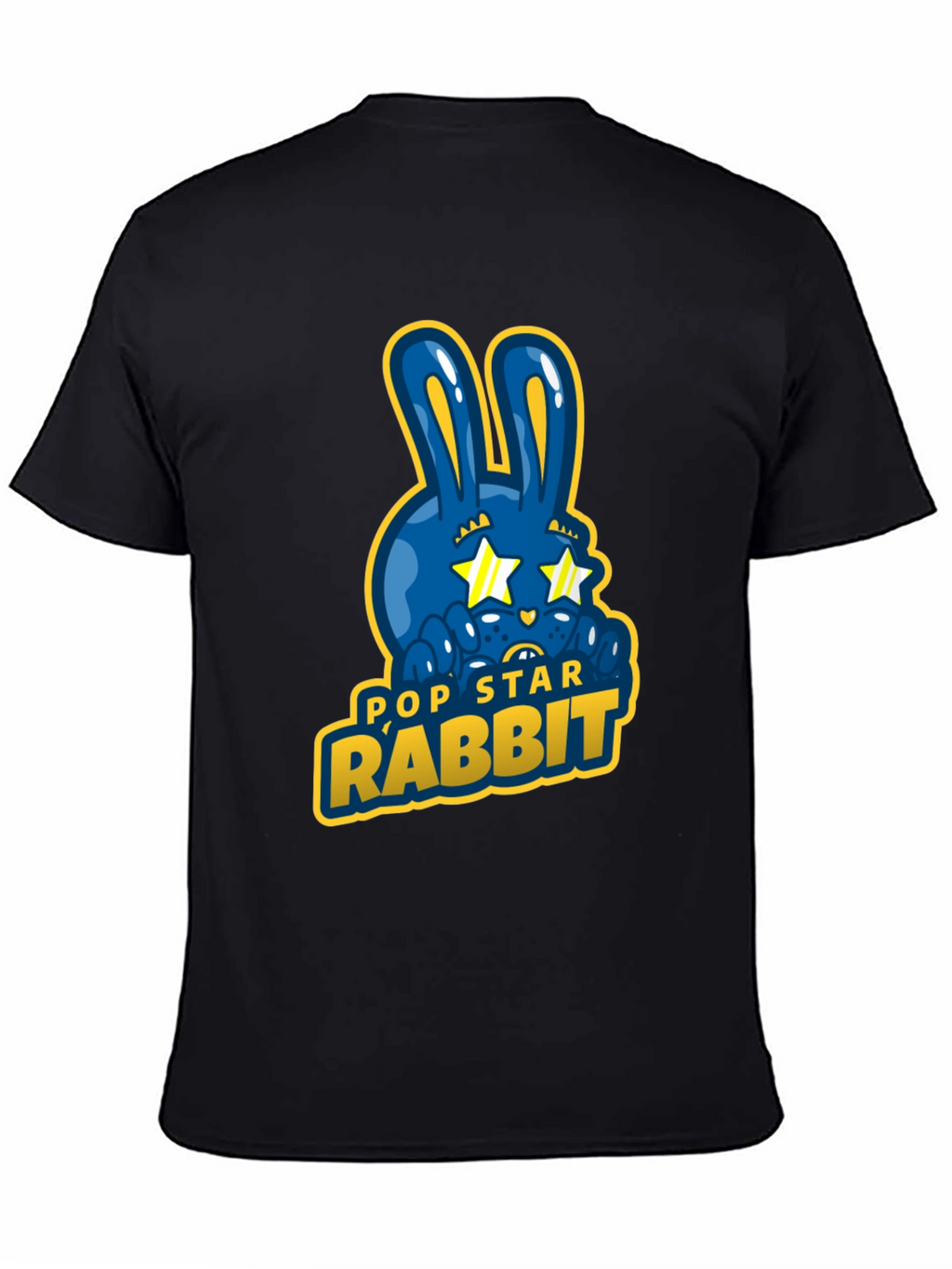 Pop Star Rabbit Graphic T-Shirt - Unique Design