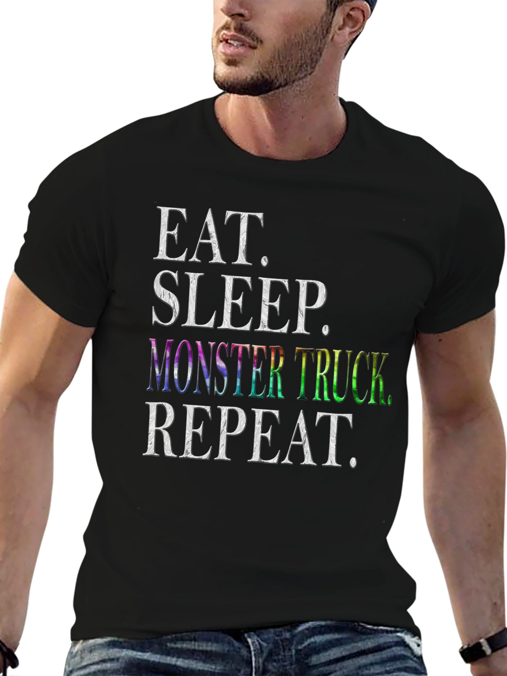 Eat Sleep Monster Truck Repeat T-Shirt